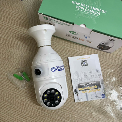 (MẪU MỚI) CAMERA YOOSEE BÓNG ĐÈN 2 MẮT QS211 FHD XEM 2 KHUNG HÌNH, HÌNH ẢNH SẮC NÉT, QUAY ĐÊM CÓ MÀU - HÀNG CHÍNH HÃNG