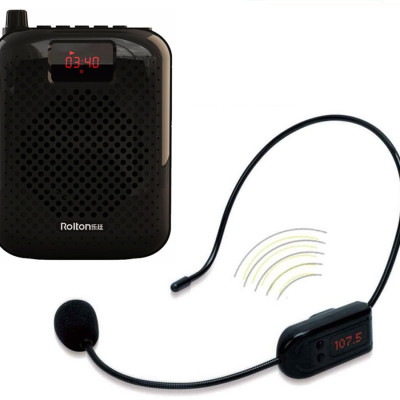 Máy trợ giảng không dây CV Rolton K500 Có Bluetooth, thời gian sử dụng lên đến 12 giờ, chơi nhạc qua Thẻ nhớ TF (Không quá 32 GB), ghi âm bằng 1 nút bấm - Hàng chính hãng