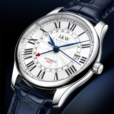 Đồng hồ nam chính hãng IW CARNIVAL IW691G-1 Kính sapphire ,chống xước ,Chống nước 30m ,Bh 24 tháng,Máy cơ(Automatic),dây da cao cấp