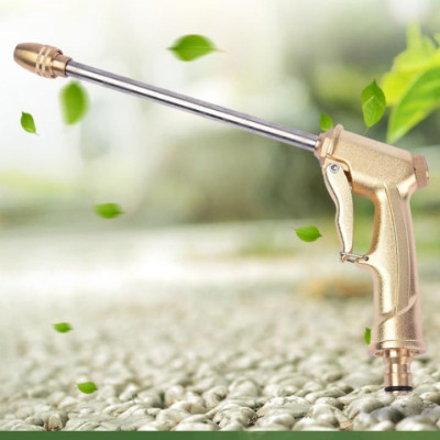 Bộ dây vòi xịt nước rửa xe, tưới cây . tăng áp 3 lần, loại 7m, 10m 206701-3 đầu đồng, cút đồng