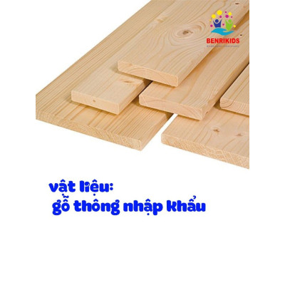 Kệ Sách Cho Bé Bằng Gỗ Montessori 4 Tầng Để Sàn Nhiều Ngăn Đựng Sách Vở Kệ Sách Lớp Học Mầm Non Tiểu Học
