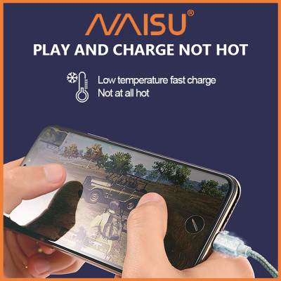 Cáp sạc dữ liệu hiệu suất cao, Naisu, tùy chọn, giao diện Android và Type-C, NS-A8 ID – 1815 - Hàng nhập khẩu