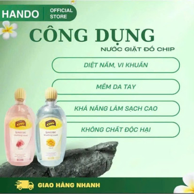 Nước giặt quần áo lót đồ lót chuyên dụng Golden King Hando 500ml