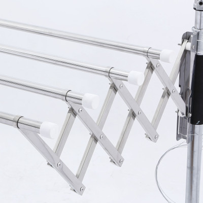 Giàn phơi xếp ống 22 inox 201 thông minh cao cấp Prota loại 1.2m