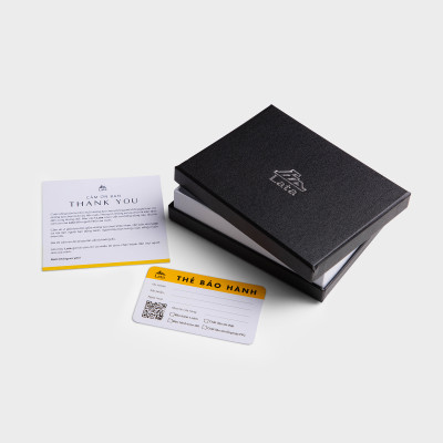 Ví nam da bò Lata ( Thời trang nam gấp 2 dáng ngang - Ví da thật LVN97 )