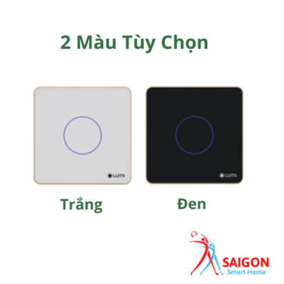 Công Tắc Thông Minh Luto 1 Nút/ Hàng Chính Hãng