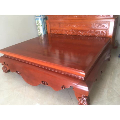 Sập Chân Quỳ Dạ Cá Yếm Chơn gỗ Gụ Nam Phi