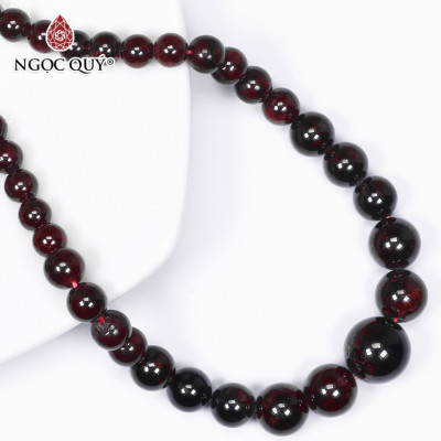 Chuỗi cổ đá Garnet mệnh hỏa, thổ - Ngọc Quý Gemstones