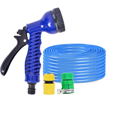 Tưới cây rửa xe Bộ dây và vòi xịt tăng áp lực nước 300% loại 30m cút nhựa,nối nhựa 206843