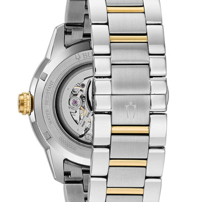 Đồng Hồ Nam Bulova Dây Thép Không Gỉ 98A214 - Mặt Trắng