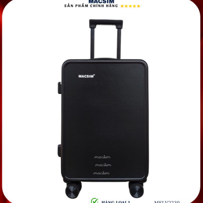 Vali cao cấp Macsim SMLV2301 cỡ 24inch màu đen - Hàng loại 1