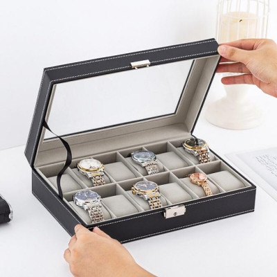 Hộp đựng đồng hồ 6/12/24 ngăn cao cấp
