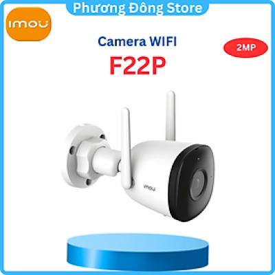 Camera Wifi Ngoài Trời IMOU F22P, F22FP 2MP Chống Nước, Có Mic Thu Âm - Hàng chính hãng