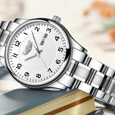 Đồng hồ nam hãng KASSAW K612-3 Kính sapphire ,chống xước,Chống nước 50m ,Bảo hành 24 tháng,dây kim loại ,máy (Quartz),Thiết kế đơn giản và sang trọng