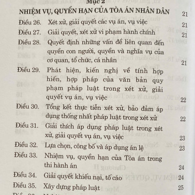 Luật Tổ Chức Toà Án Nhân Dân ( Sửa Đổi, Bổ Sung Năm 2025)