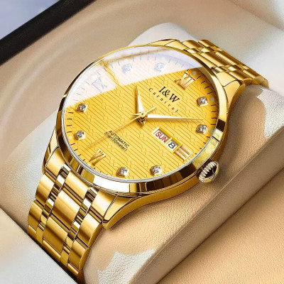 Đồng hồ nam chính hãng IW CARNIVAL IW651G-2 Kính sapphire ,chống xước ,Chống nước 50m ,Bảo hành 24 tháng,Máy cơ (Automatic),dây kim loại thép không gỉ 316L, thiết kế đơn giản dễ đeo