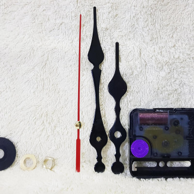 Máy đồng hồ treo tường kim trôi TAIWAN DQS518/1288 trục đồng dài dài 15mm, 10mm, 5mm bảo hành 24 tháng