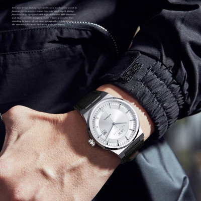 Đồng Hồ Nam I&W Carnival 612G1 Chính Hãng Full Box Chống Nước Kính Chống Xước Dây Da Cao Cấp BH 24T (Máy Cơ Tự Động)