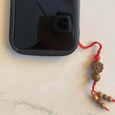 Dây đeo điện thoại, móc khóa, trang trí dây kéo túi sách trầm hương phong thủy An Nhiên Decor