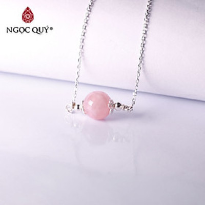 Lắc tay bạc hạt đá thiên nhiên - Ngọc Quý Gemstones