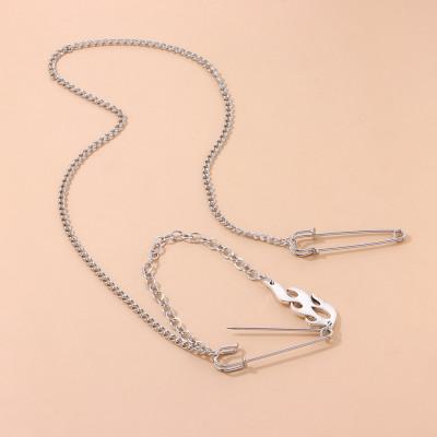 Ghim cài áo hình ngọn lửa phụ kiện quần áo cài giày cài mũ túi balo đa phong cách