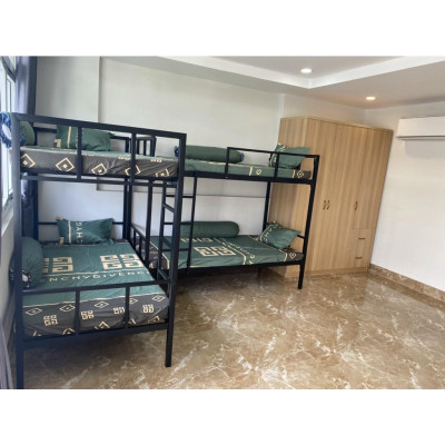Giường sắt hai tầng cho sinh viên 1mx2m Đại Thành