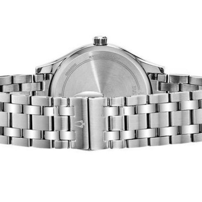 Đồng Hồ Nữ Bulova Đính Kim Cương Dây Thép Không Gỉ 96S162 - Mặt Xà Cừ