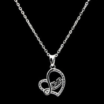 Dây Chuyền Nữ Bạc Hiểu Minh DMD426 Chữ LOVE