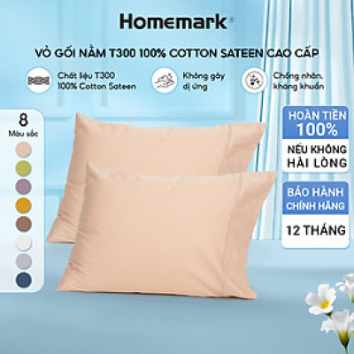Vỏ Gối Cotton Sateen 100% Cao Cấp 50x70cm – Mềm Mại, Thoáng Khí, Chống Nhăn