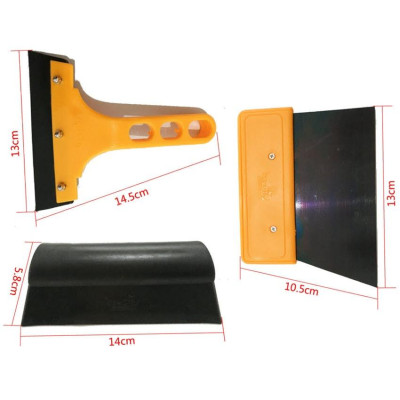 Bộ 7 món dụng cụ,tấm,miếng,hỗ trợ,dao nhựa hỗ trợ dán phim Tặng 1 thanh ghi số điện thoại trên ô tô