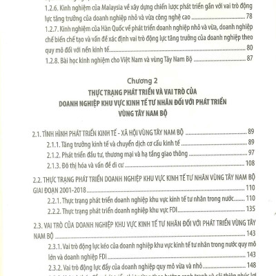 Phát Triển Doanh Nghiệp Khu Vực Kinh Tư Nhân Vùng Tây Nam Bộ Trong Bối Cảnh Mới - PGS.TS. Vũ Hùng Cường (Chủ biên)