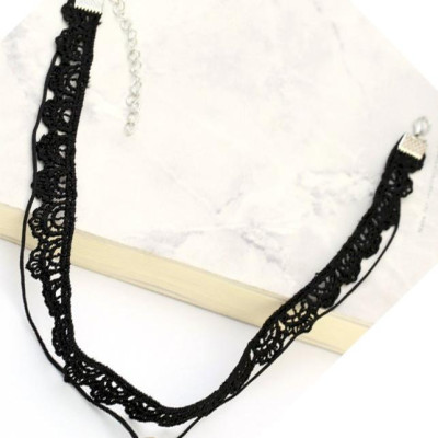 Vòng cổ choker phối hạt trắng V26