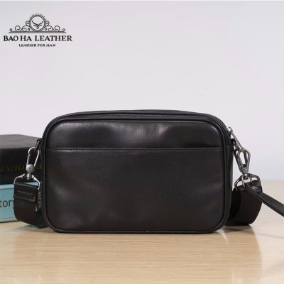 Ví cầm tay Túi đeo chéo nam mini da bò thật BAOHA LEATHER BHM8345