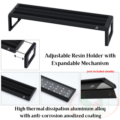 Đèn led Week Aqua New M series Ver.3 RGB UVA quang phổ bể thủy sinh cá tép cảnh