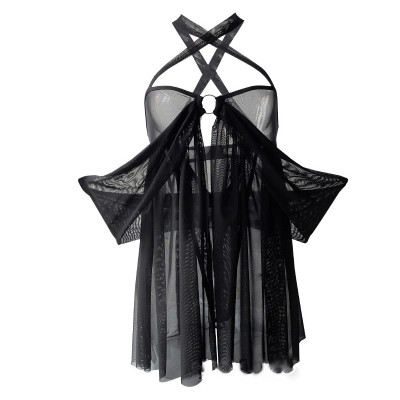 Váy ngủ xuyên thấu liền chip lọt khe sexy gợi cảm P40 - Đầm ngủ hở lưng quyến rũ - Đồ ngủ nữ