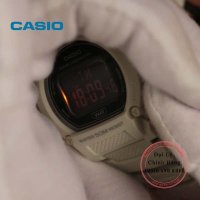 Đồng hồ điện tử nam Casio W-219HC-8BVDF dây nhựa