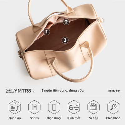 Túi du lịch Yuumy ( Thời trang nữ cỡ lớn đa năng - Túi da Seasand YMTR8 )