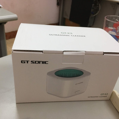 Máy rửa siêu âm mini GTsonic X3 – dung tích 180ml, công nghệ sóng siêu âm hiện đại, làm sạch sâu và loại bỏ bụi bẩn hiệu quả cho trang sức, kính mắt, đồng hồ, dụng cụ nha khoa, linh kiện điện tử – Hàng chính hãng