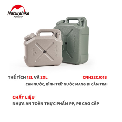 Bình/Can nước dã ngoại NatureHike CNH22CJ018