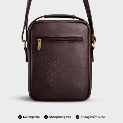 Túi Trita ( Thời trang nam phối ngăn - Túi đeo chéo da RTN3 )