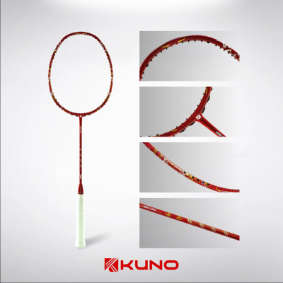 Vợt Cầu Lông KUNO Hỏa Long Thiên Công, Vợt 4U Thân Cứng, Chất Liệu Carbon T700 Căng Max 16kg
