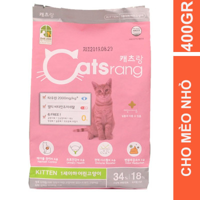 [ 1.5KG/ 400G ] Thức ăn hạt cho mèo con CATSRANG KITTEN