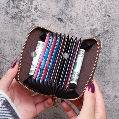 Ví nữ ngắn mini cầm tay gồm nhiều ngăn  đựng tiền , thẻ  nhỏ gọn bỏ túi thời trang hàn quốc cute dễ thương   