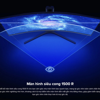 Màn Hình Cong Xiaomi Redmi Mi Curved G34WQ 34 Inch Tần Số 180 Hz 2K Có VESA Chơi Game Làm Việc Thoải Mái - Hàng Nhập Khẩu
