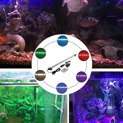 Đèn LED hồ cá , hồ thủy sinh Rạng Đông ngân dưới nước đổi màu ánh sáng điều khiển bằng remote