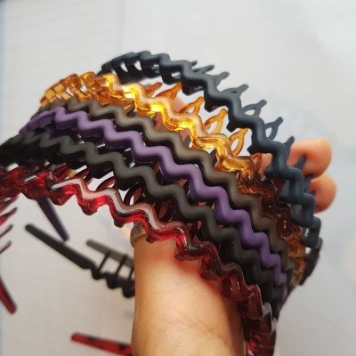 Bờm tóc nam nữ nhựa đen siêu bền mẫu mới Song An Eco 