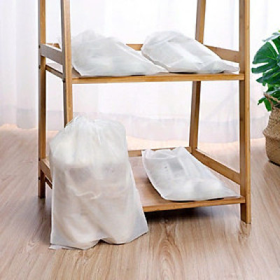 Túi Bảo Quản Giày Size Lớn Bằng Vải Không Dệt, Chống Bụi, Chống Ố Vàng Khi Phơi, Mang Đi Du Lịch, Miệng Túi Có Dây Rút Tiện Lợi Khi Sử Dụng
