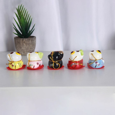 BỘ TƯỢNG 5 MÈO THẦN TÀI - CỰC KỲ MAY MẮN - 5 MÈO MANEKI NEKO