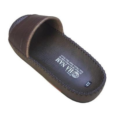 Dép Nam Quai Ngang Da Bò Thật TiTi ĐÔ Cao Cấp DN267d