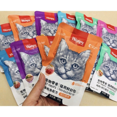 Pate Wanpy dành cho mèo gói 80g